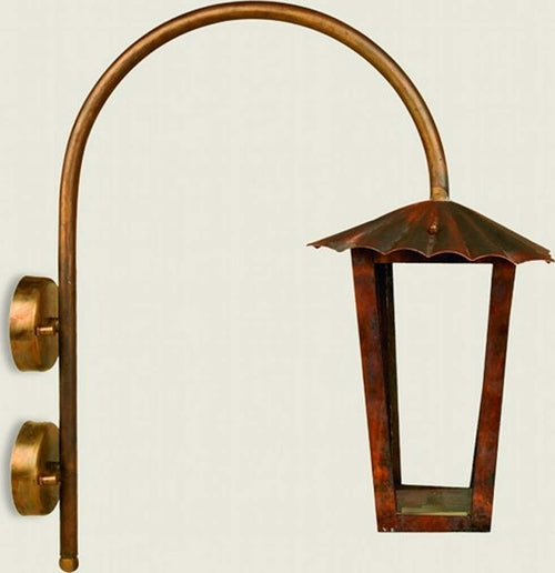 Applique-rustico-Lampadari-Bartalini-ATENA-AB-G25-OV-E27-LED-ottone-rame-lampada-parete