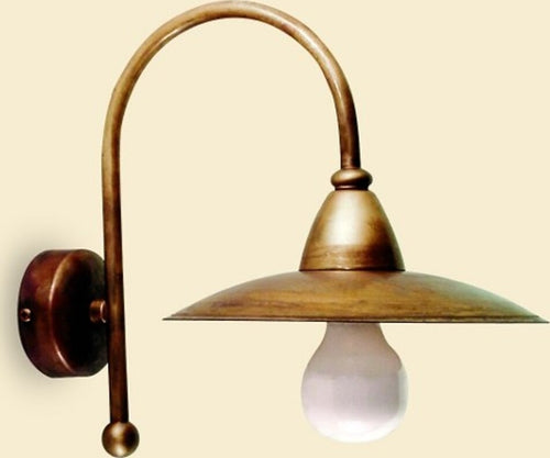 Applique-rustico-Lampadari-Bartalini-ELIGOB-ELI-AB20-E27-LED-ottone-lampada-parete