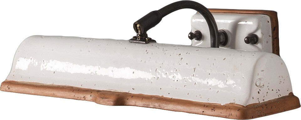 Applique-rustico-Toscot-VINCI-1170-E14-LED-terracotta-ottone-lampada-parete-orientabile