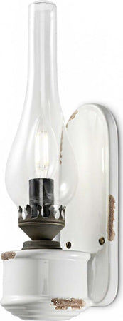 Applique-rustico-vintage-Ferroluce-Retrò-C146-E14-LED-lampada-parete-classica