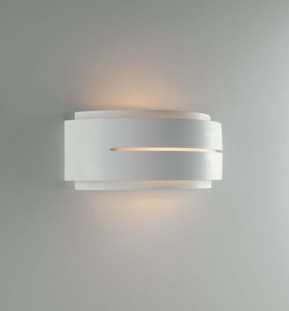 Applique Scott Bianco 2Xe14 32X12X13Cm Illuminazione/Illuminazione per interni/Illuminazioni per pareti/Applique Led Mall Home - Napoli, Commerciovirtuoso.it