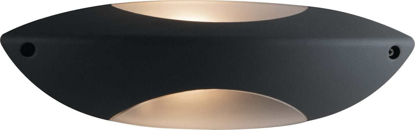 Applique Seattle Antracite 1Xe27 Ip54 35X11X11Cm Illuminazione/Illuminazione per interni/Illuminazioni per pareti/Applique Led Mall Home - Napoli, Commerciovirtuoso.it