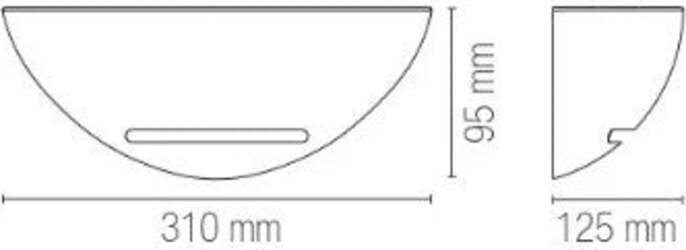 Applique-Sestriere-Bianco-1Xe27-31X12,5X9,5Cm