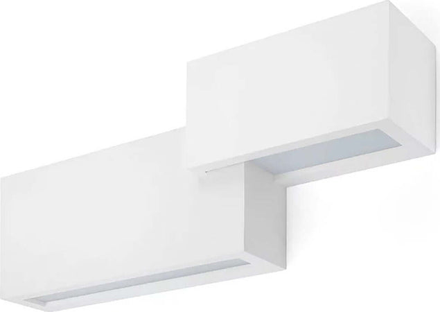 Applique-SF-PARO-T269-G9-LED-Sforzin-Illuminazione-gesso-lampada-parete-moderna-biemissione-luce-indiretta-multiluce