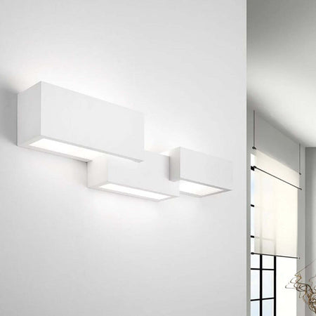Applique-SF-PARO-T270-G9-LED-Sforzin-Illuminazione-gesso-lampada-parete-moderna-biemissione-luce-indiretta-multiluce