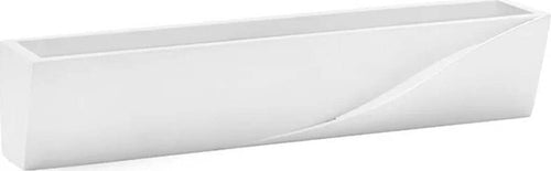 Applique-SF-PELLENE-T201-G9-LED-35.5CM-gesso-bianco-verniciabile-lampada-parete-biemissione-luce-indiretta-interno