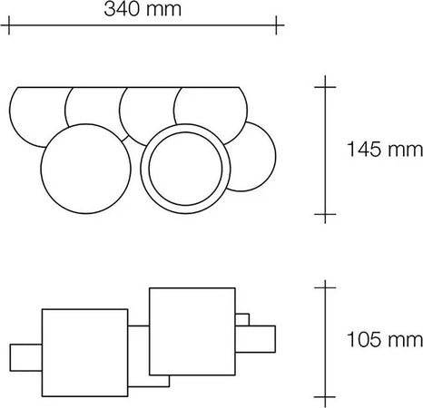 Applique-Sforzin-Illuminazione-CHIO-T321-GX53-LED-gesso-bianco-lampada-parete