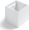 Applique-Sforzin-Illuminazione-IONIA-T98-G9-LED-cubo-lampada-parete-gesso-bianco-dipingere-IP20