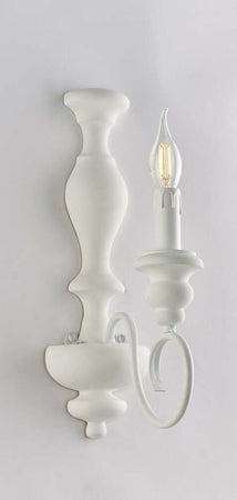 Applique-Shabby-Chic-Cascina-Bianco-1-Luce-E14