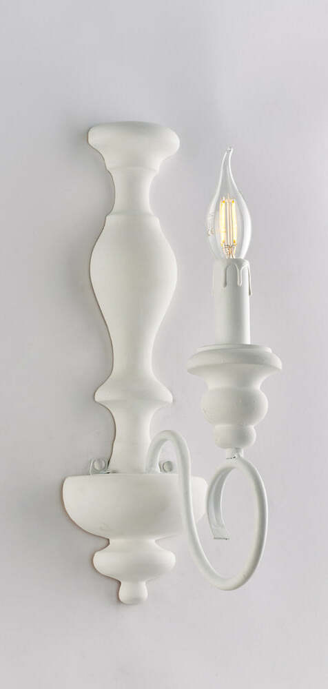 Applique-Shabby-Chic-Cascina-Bianco-1-Luce-E14