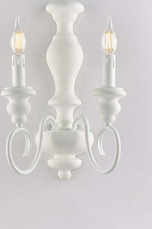 Applique-Shabby-Chic-Cascina-Bianco-2-Luci-E14