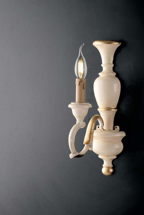Applique-Shabby-Chic-Fiorenza-Avorio-Oro-1-Luce-E14