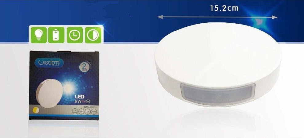 Applique Slim Tonda Con Biemissione Luminosa 6w Luce 6500k 4000k 3000k Xc-9045 Articoli da Giardino > Illuminazione da esterno > Applique da esterno Trade Shop italia - Napoli, Commerciovirtuoso.it