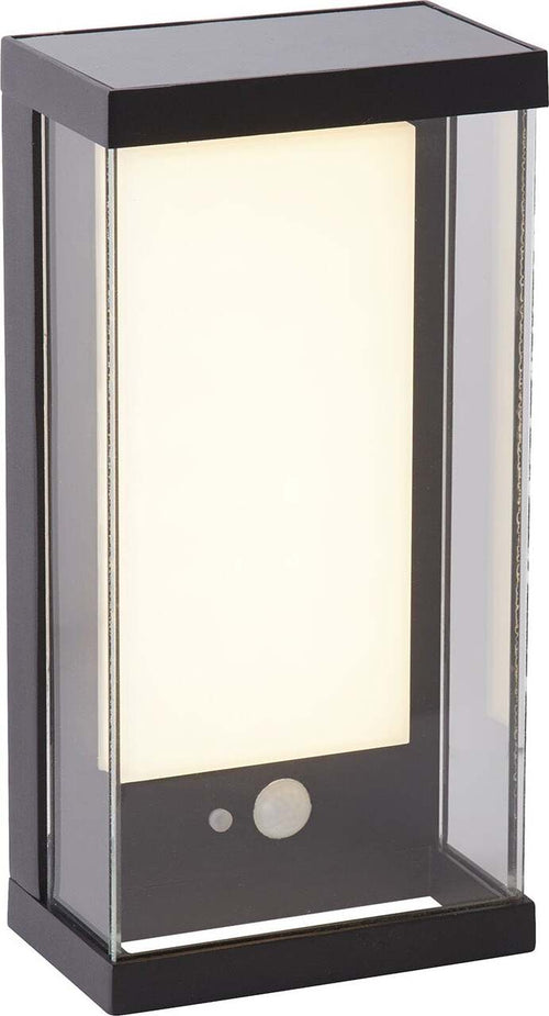 Applique-Solare-Alluminio-Nero-Policarbonato-Bianco-Led-2W-3000K-Verticale