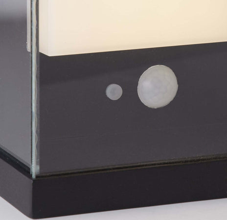 Applique-Solare-Alluminio-Nero-Policarbonato-Bianco-Led-2W-3000K-Verticale
