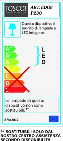 Applique-Toscot-EDGE-P230-LED-6.5W-3000°K-IP65-terracotta-lampada-parete-rustica-esterno