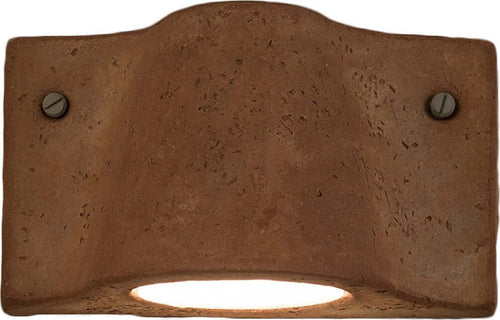 Applique-Toscot-LIDO-1071-GX53-7W-LED-IP55-lampada-parete-terracotta-refrattaria-rustica-esterno