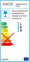 Applique-Toscot-MONTECRISTO-1100-G9-LED-IP20-maiolica-toscana-terracotta-lampada-parete-biemissione-interno