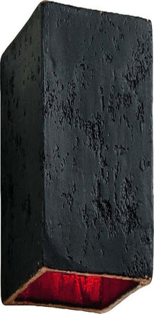 Applique-Toscot-MONTECRISTO-1101-GU10-LED-IP20-maiolica-toscana-terracotta-lampada-parete-biemissione-interno