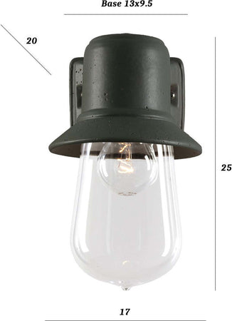 Applique-Toscot-NOVECENTO-930-95-IP44-E27-LED-maiolica-toscana-lampada-parete-artigianale-rustica