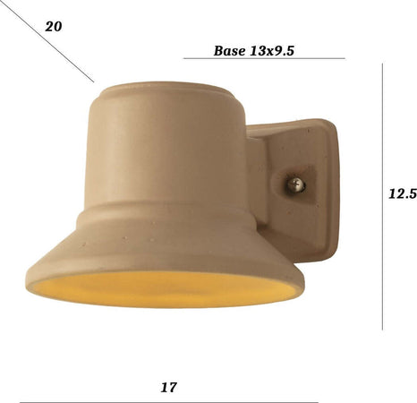 Applique-Toscot-NOVECENTO-935-93-GX53-LED-IP44-maiolica-toscana-lampada-parete-artigianale-rustica