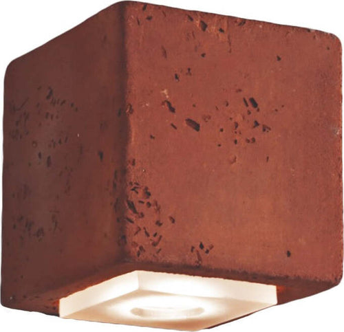 Applique-Toscot-SMITH-P121C-40°-LED-1.7W-IP65-3000°K-lampada-parete-cubo-monoemissione-rustica-grezza-esterni