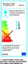 Applique-Toscot-SMITH-P121C-95°-LED-3.5W-IP65-3000°K-lampada-parete-cubo-monoemissione-rustica-grezza-esterni