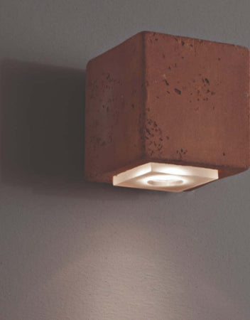 Applique-Toscot-SMITH-P121C-95°-LED-3.5W-IP65-3000°K-lampada-parete-cubo-monoemissione-rustica-grezza-esterni