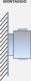 Applique-Toscot-SMITH-P123C-40°-LED-3.5W-3000°K-IP65-lampada-parete-biemissione-rustica-esterni