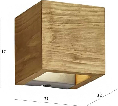 Applique-Trio-Lighting-BRAD-223710130-LED-dimmerabile-cubo-legno-biemissione-lampada-parete-classica-rustica