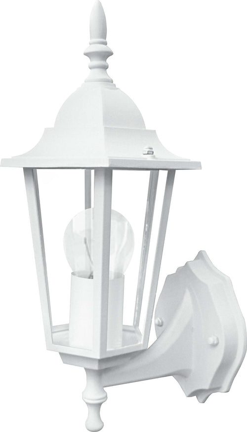 Applique Up Milano Bianco 1Xe27 Ip44 20,8X36X17Cm Illuminazione/Illuminazione per esterni/Lampade da parete Led Mall Home - Napoli, Commerciovirtuoso.it