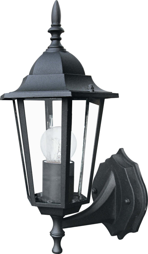 Applique Up Milano Nera 1Xe27 Ip44 20,8X36X17Cm Illuminazione/Illuminazione per esterni/Lampade da parete Led Mall Home - Napoli, Commerciovirtuoso.it