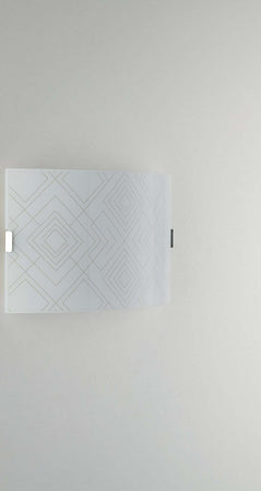 Applique Vector Bianca 2Xe27 35X20Cm Illuminazione/Illuminazione per interni/Illuminazioni per pareti/Applique Led Mall Home - Napoli, Commerciovirtuoso.it