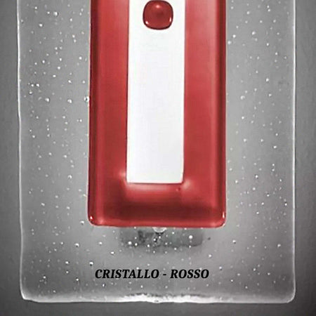 Applique-vetro-rosso-Familamp-COOPER-351-AP-3650LM-LED-integrato-lampada-parete-moderna-artigianale