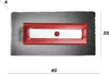 Applique-vetro-rosso-Familamp-COOPER-351-AP-3650LM-LED-integrato-lampada-parete-moderna-artigianale