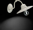 Applique-Vintage-B&W-Metallo-Smaltato-Bianco-1-Luce-E27
