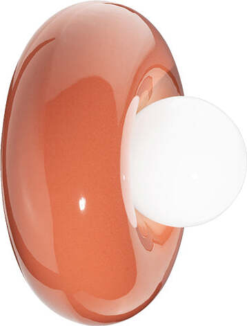 Applique-Vintage-Decò-Bumbum-Ceramica-Arancio-Pokè-1-Luce-G9