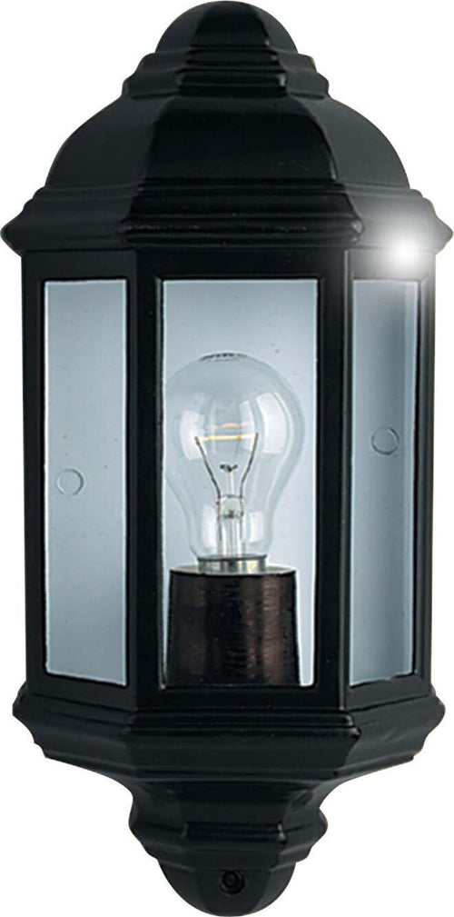Applique-Vintage-Decò-Maine-Alluminio-Nero-1-Luce-E27