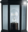 Applique-Vintage-Decò-Maine-Alluminio-Nero-1-Luce-E27