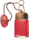 Applique-Vintage-Industrial-Ferro-E-Ceramica-Rosso-1-Luce-E27