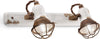 Applique-Vintage-Loft-Ferro-E-Ceramica-Con-Rete-Bianco-2-Luci-E14