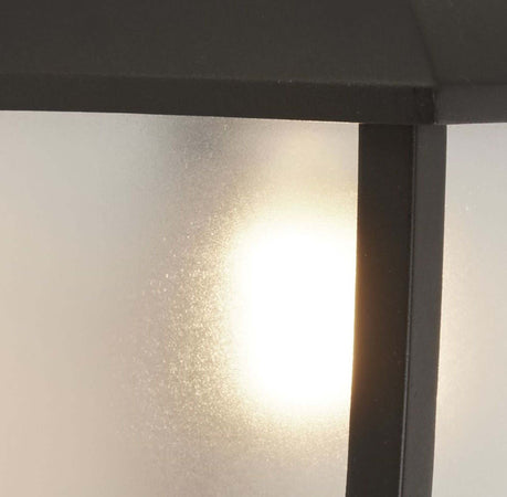 Applique-Vintage-Seattle-Alluminio-Nero-Policarbonato-Trasparente-1-Luce-E27