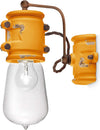 Applique-Vintage-Urban-Ferro-E-Ceramica-Giallo-1-Luce-E27-22Cm