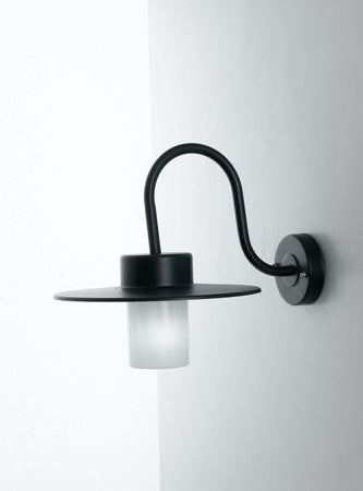 Applique York Nero 1Xe27 Ip44 39,5X30X31,5Cm Illuminazione/Illuminazione per esterni/Lampade da parete Led Mall Home - Napoli, Commerciovirtuoso.it