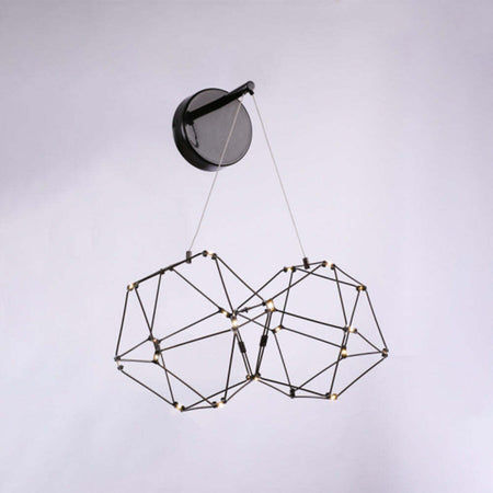 Appliques---Lampade-Da-Parete-Moderno-Lucciola-Metallo-Cromato-Nero-Led-9,6W