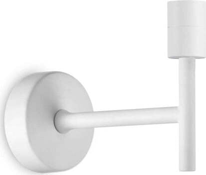 Appliques---Lampade-Da-Parete-Set-Metallo-Bianco-1-Luce-E27
