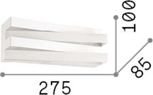 Appliques---Lampade-Da-Parete-Virtus-Metallo-Bianco-Led-13W-4000K-Luce-Naturale