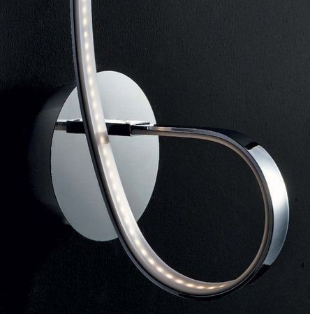 Appliques-Illuminando-NEBULA-AP-1-10W-LED-800LM-3000°K-Lampada-parete-metallo-cromato-acrilico-ultramoderno-interni