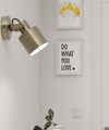 Applique/Spot-Moderna-Sud-1-Luce-Acciaio-Oro-E-Bianco