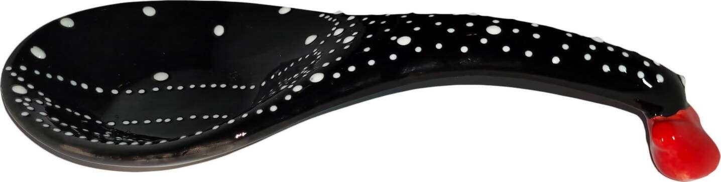 Appoggia Cucchiaio in Ceramica Colorata Gallinella Poggiamestolo 25x11 Cm Appoggia Cucchiaio Da Cucina Design Casa e cucina/Utensili da cucina/Appoggia cucchiaio Ideart - Valdilana, Commerciovirtuoso.it